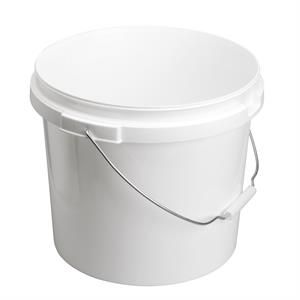 Seau alimentaire plastique blanc sans couvercle3 Litres ( 5kg miel ) -  THOMAS APICULTURE - APILORRAINE