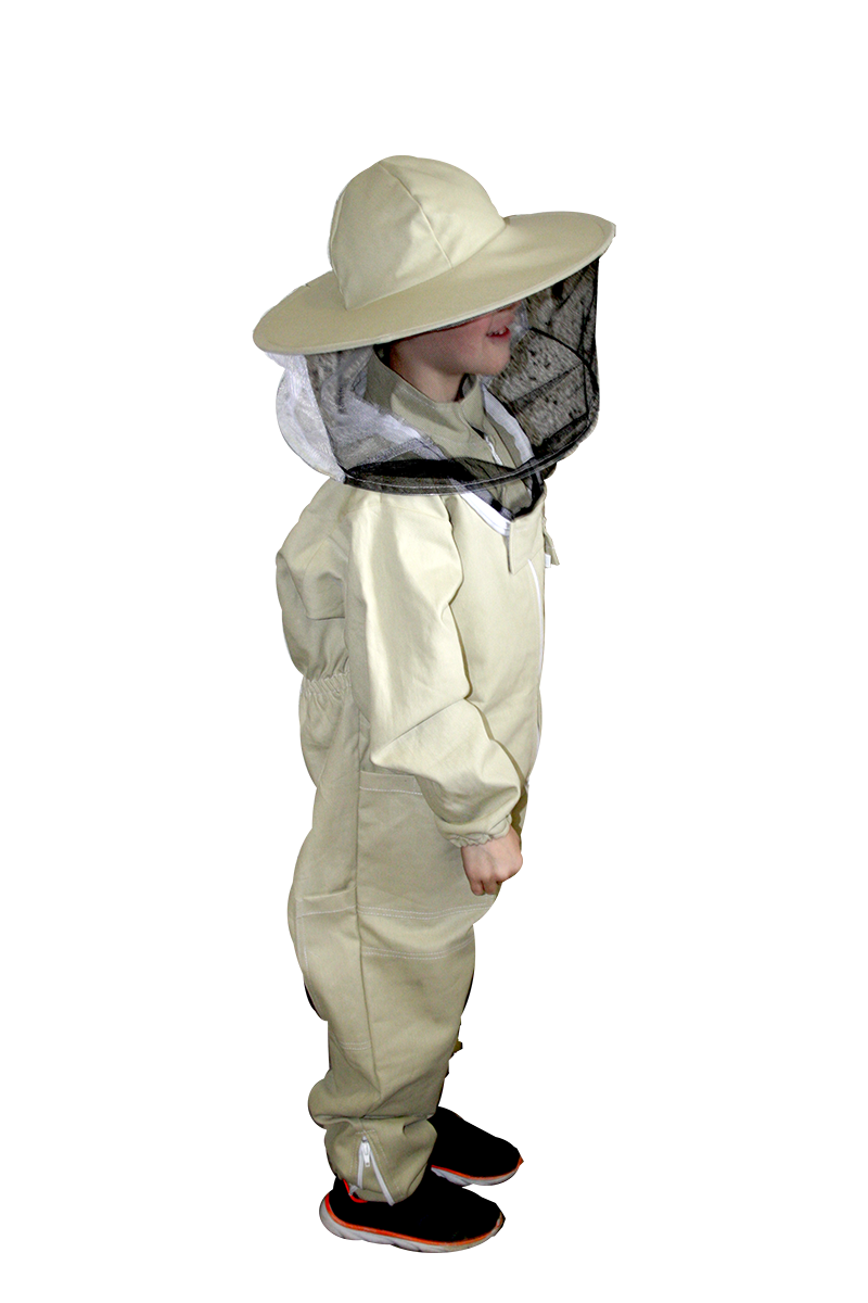 Vêtement d'apiculteur : Vareuse chapeau pour enfant avec gants