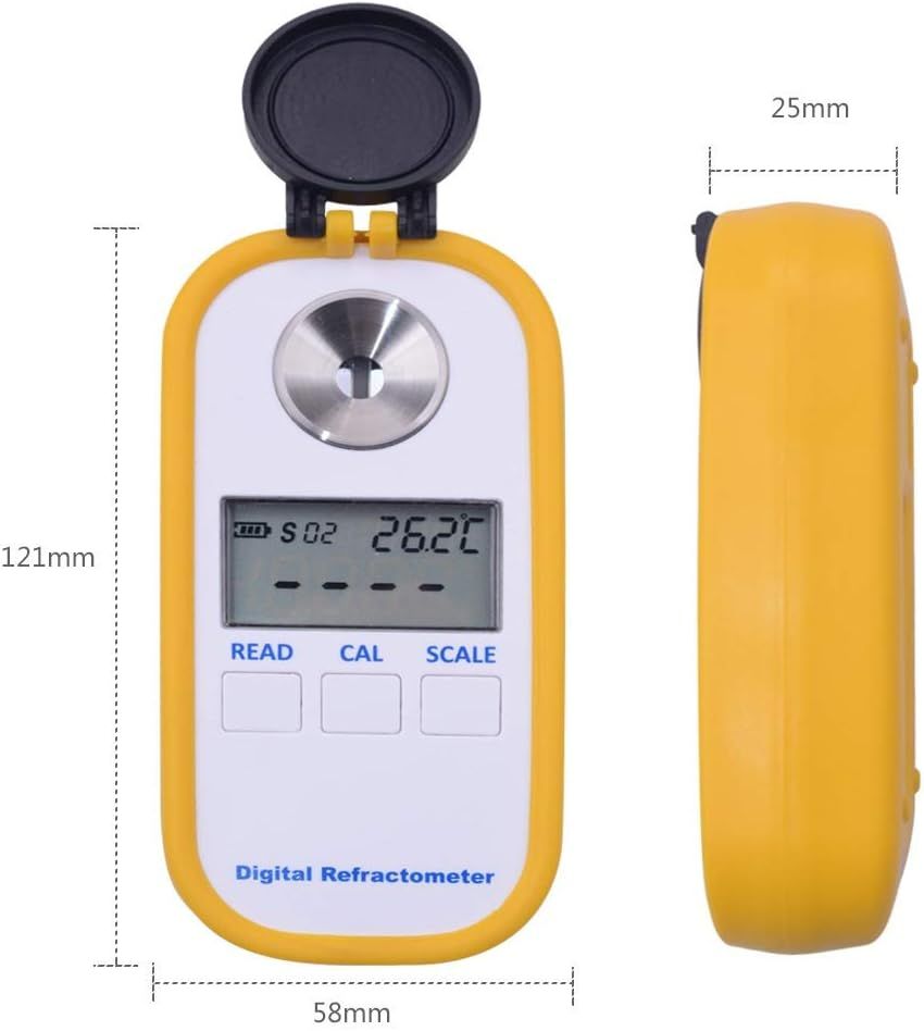 Réfractomètre optique pour mesurer de l'humidité du miel