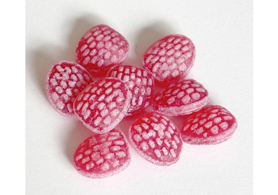 Pastilles au miel et à la framboise